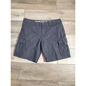 MOSSIMO SUPPLY CO. BERMUDA COLOR GRAY 100% COTTON SIZE 42